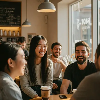 Cliente satisfecho siendo atendido en un negocio usando Planny